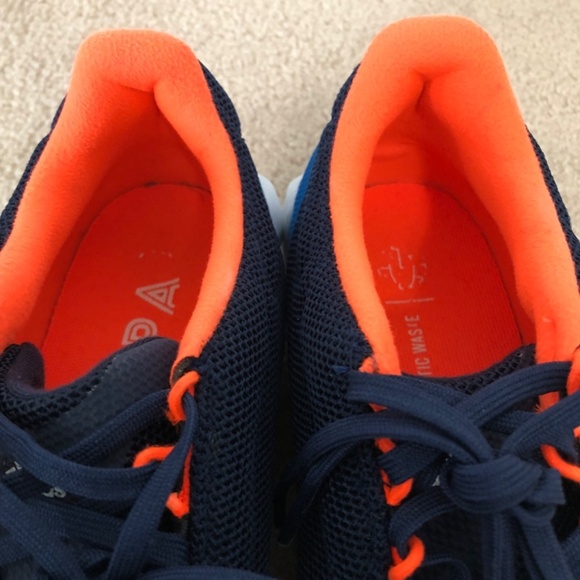 Adidas Copa Sense 3 Sala Blue Rush Orange Mens Soccer Shoes Size 10 - Picture 10 of 15